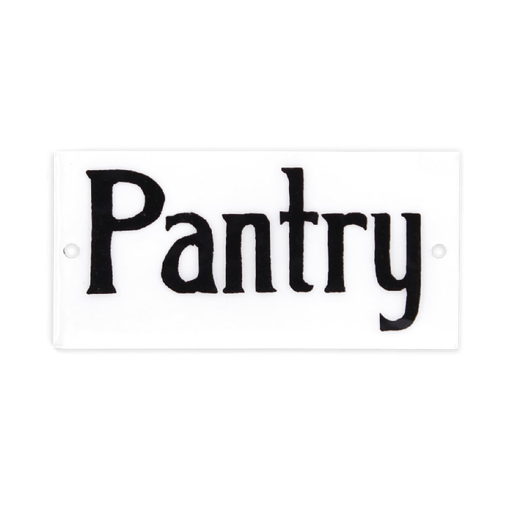 Sign Pantry