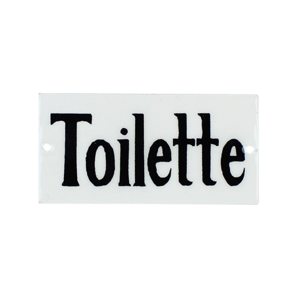 Sign Toilette