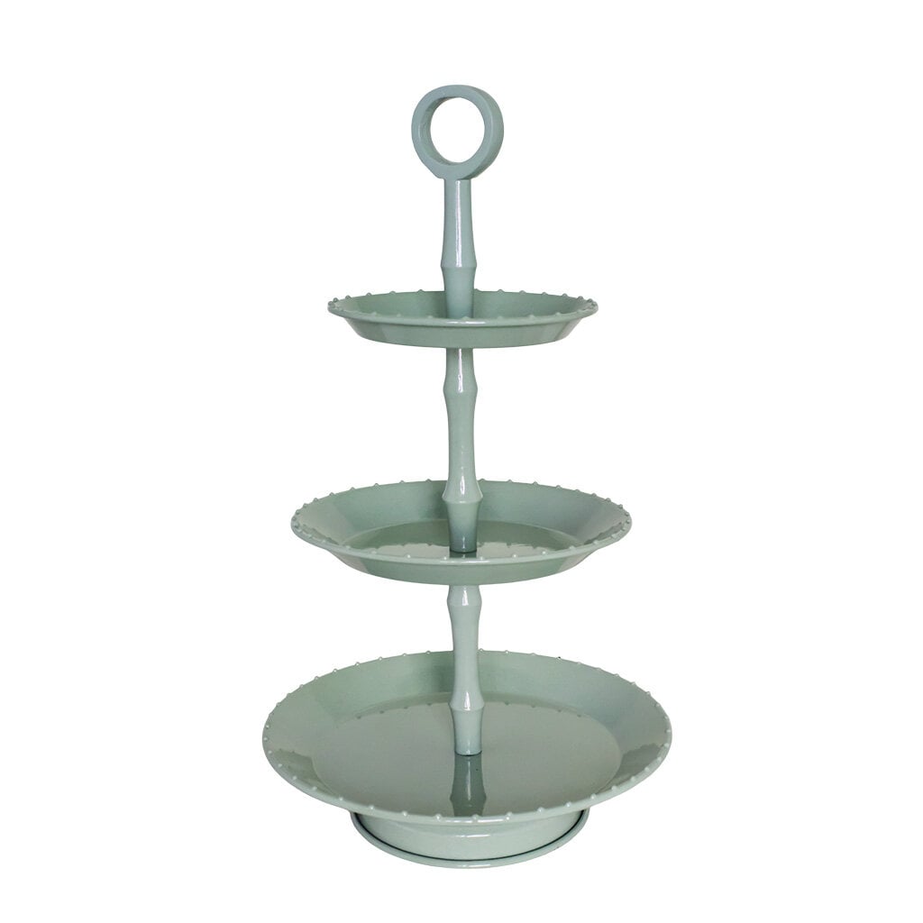 3 Tier Cake Stand Green