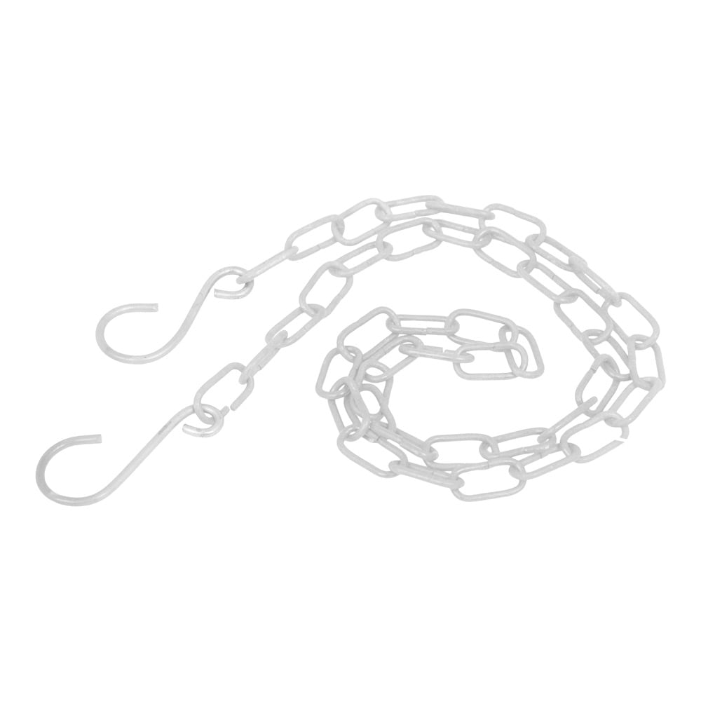 Chain 1m White w. Hooks