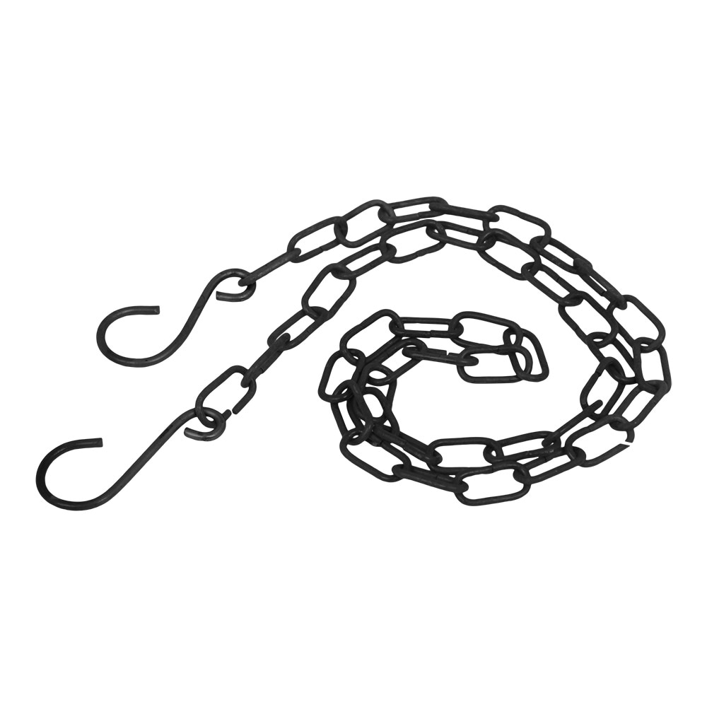 Chain 1m Black w. hooks