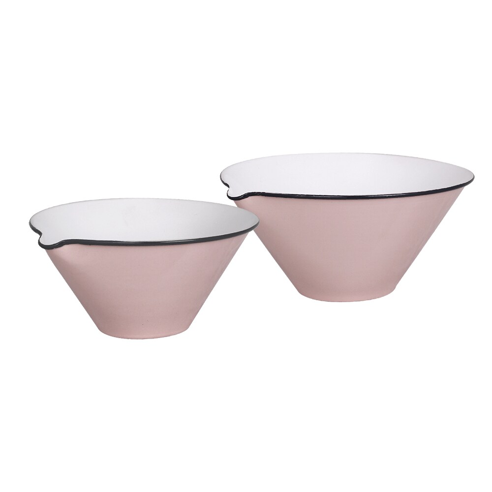 Bowl w. Lip Olle Pink Small