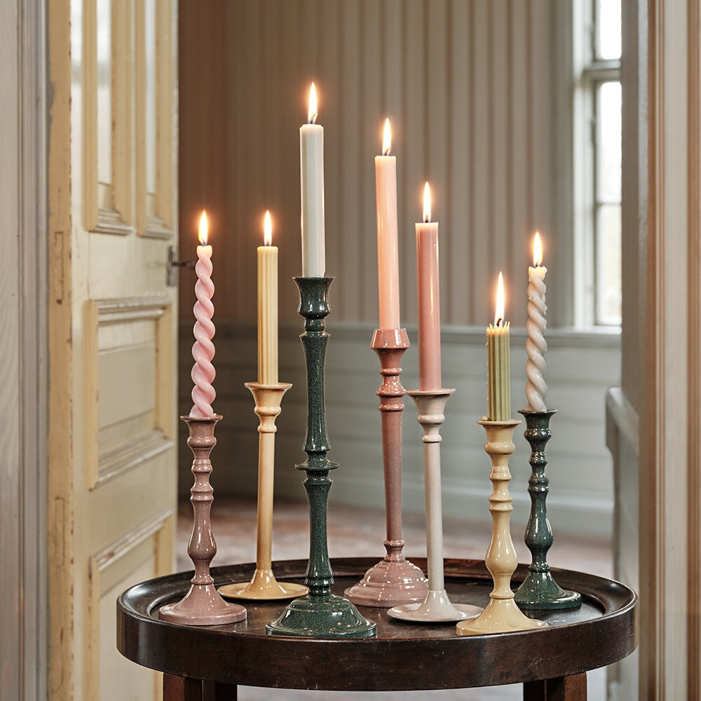 Candle Holder Hedda Dark Green Small