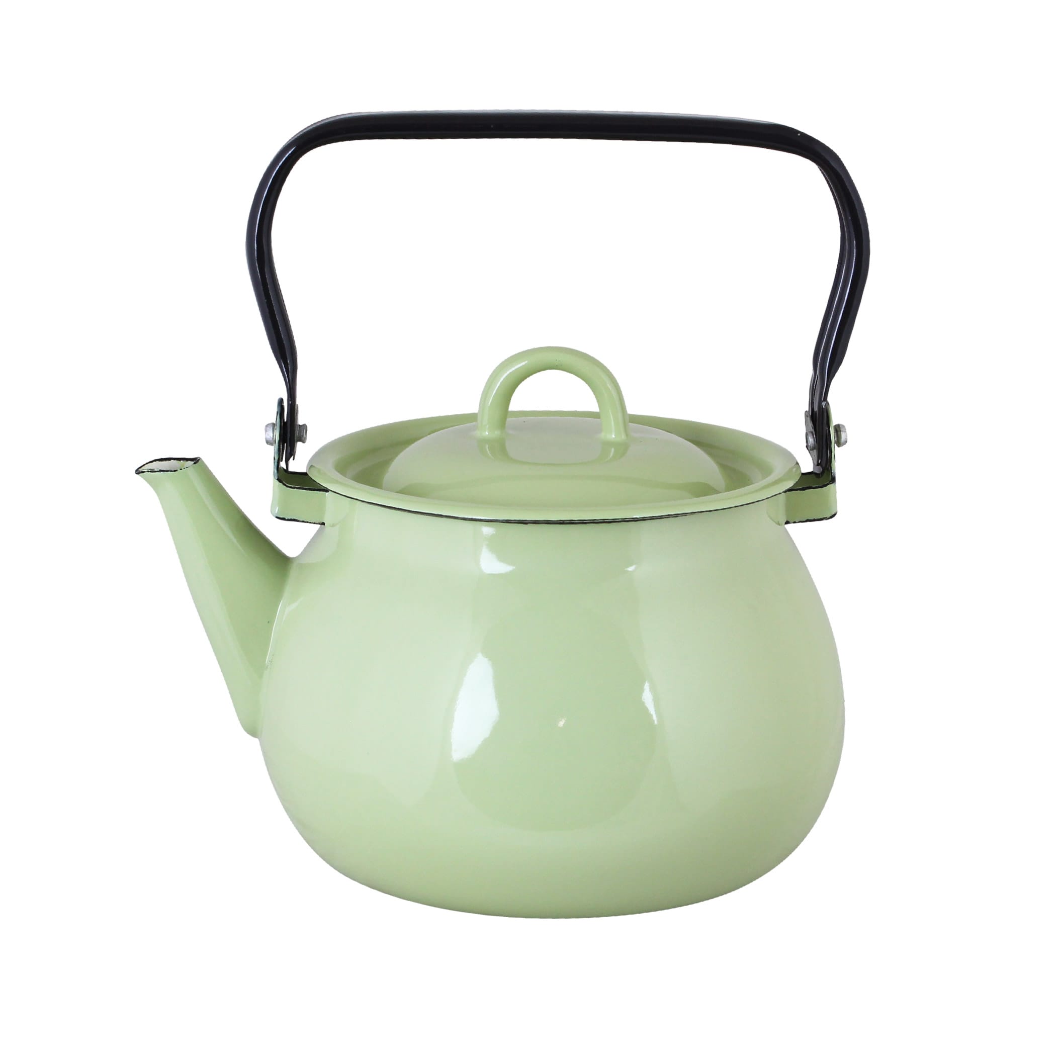 Emil's Enamel Pot, 4.5 L green