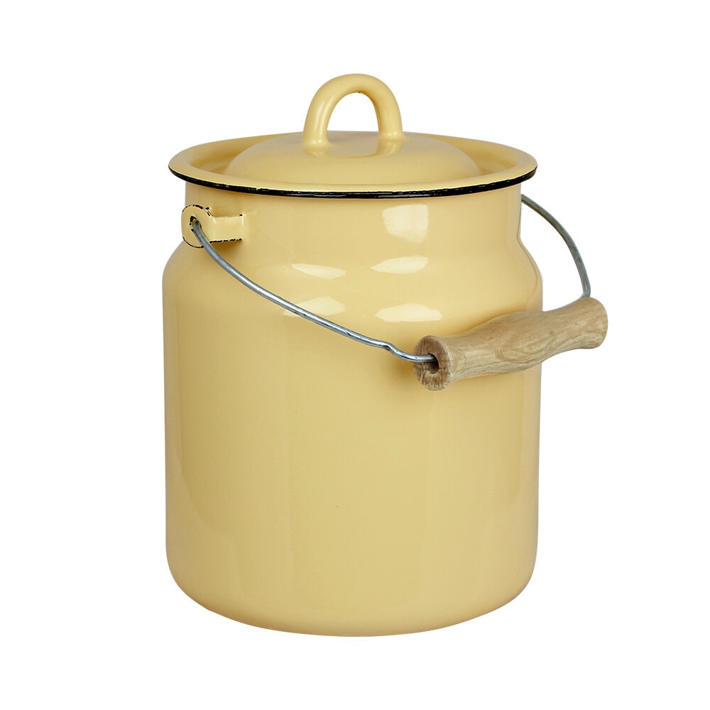 Milk Can Emil´s Enamel Yellow