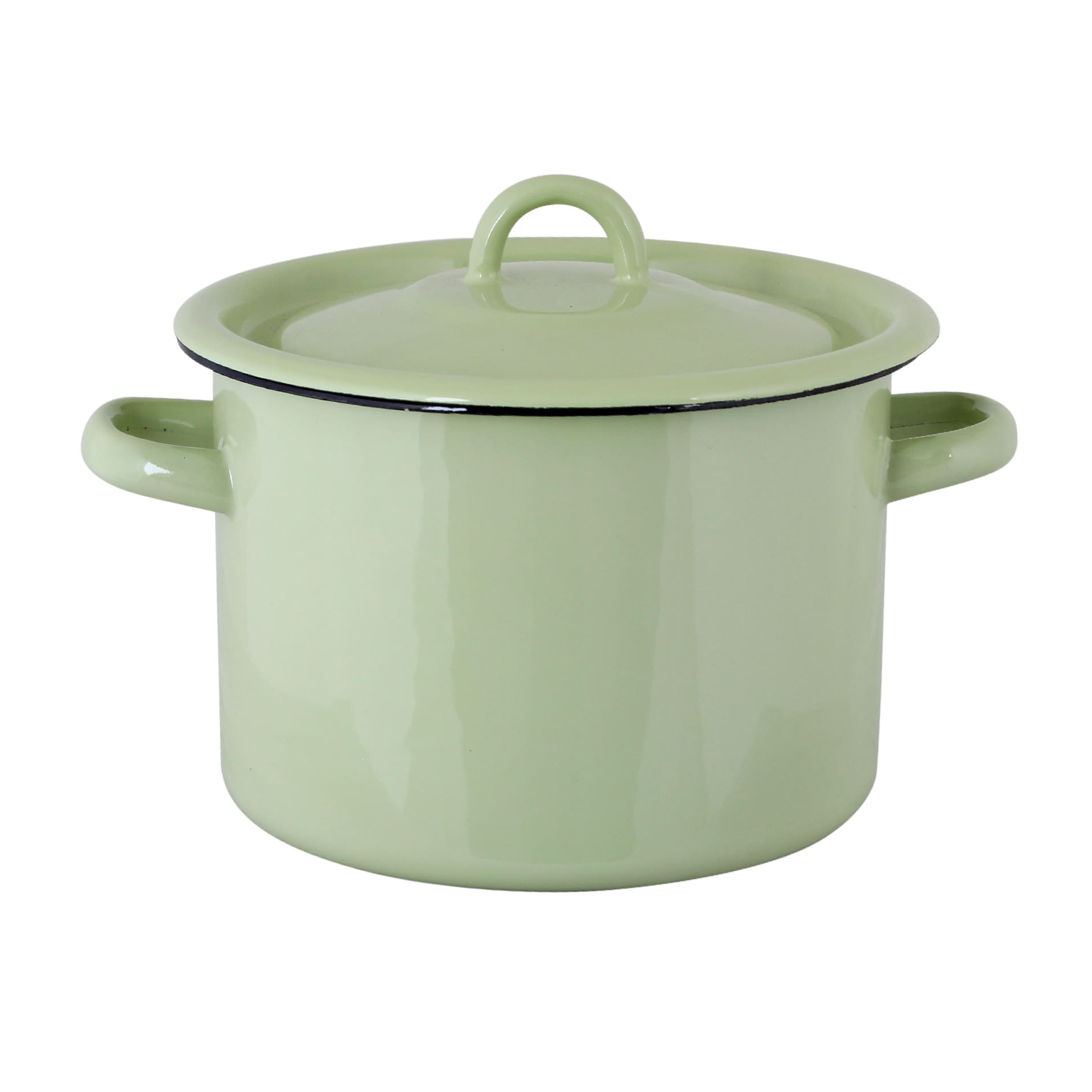 Emil's Enamel Pot, 3 L white