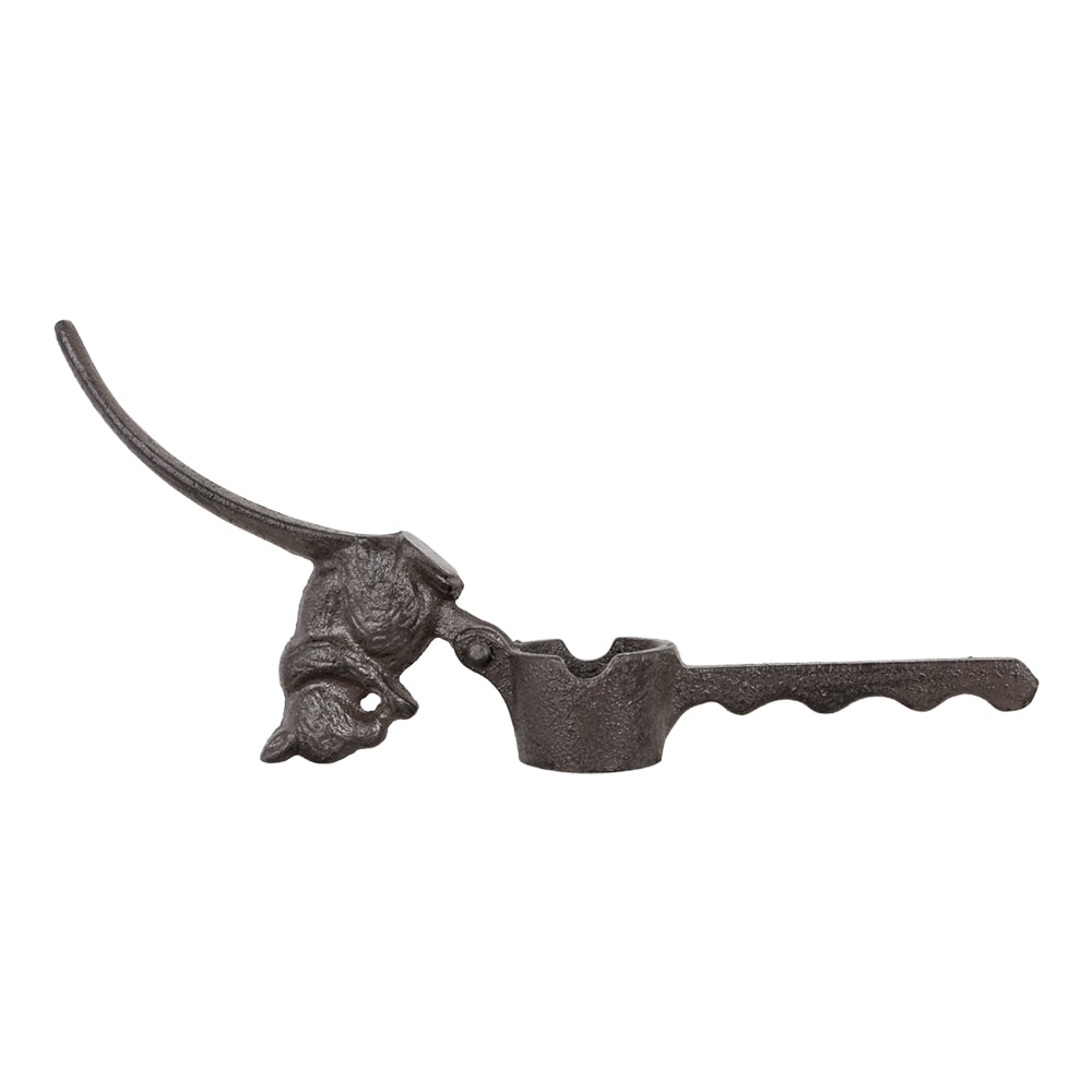 Nutcracker Squirrel Iron Antique Brown