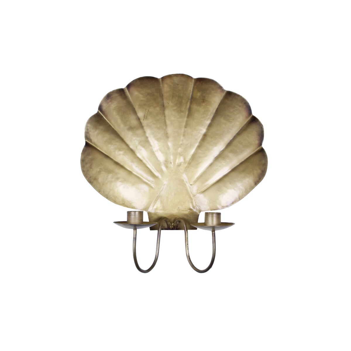 Sconce Shell Antique Brass