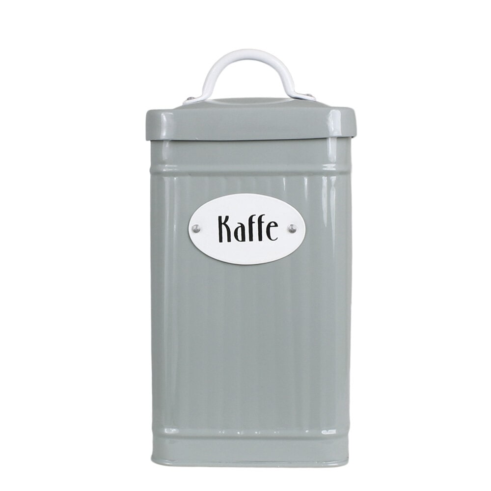Tin Hugo Kaffe Green Rectangular