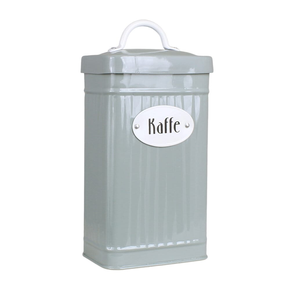 Tin Hugo Kaffe Green Rectangular