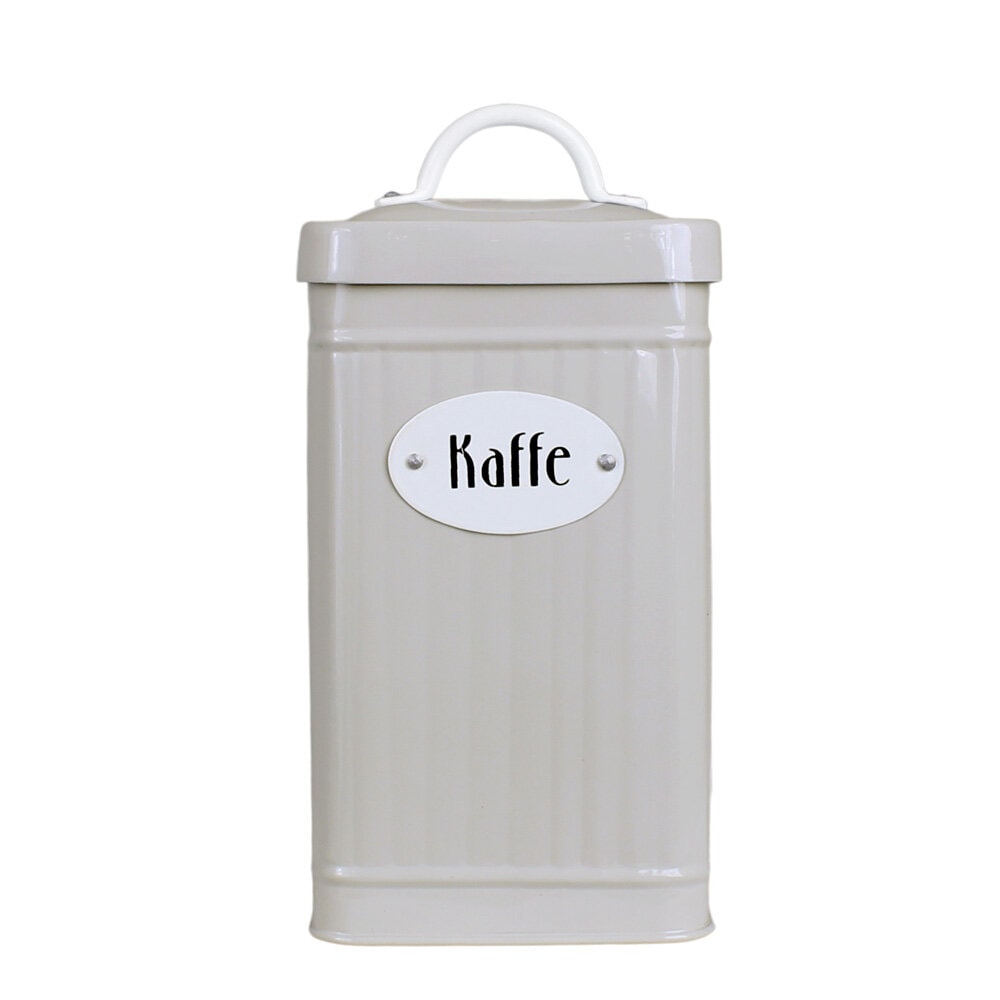 Tin Hugo Kaffe Beige Rectangular