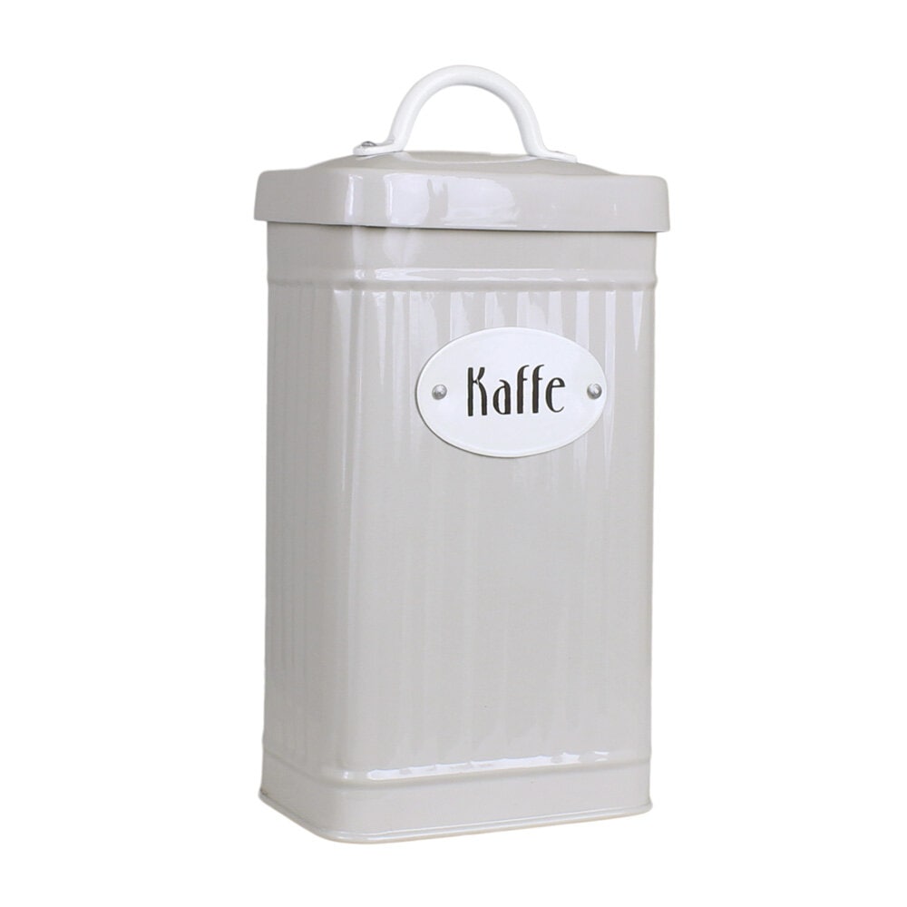 Tin Hugo Kaffe Beige Rectangular