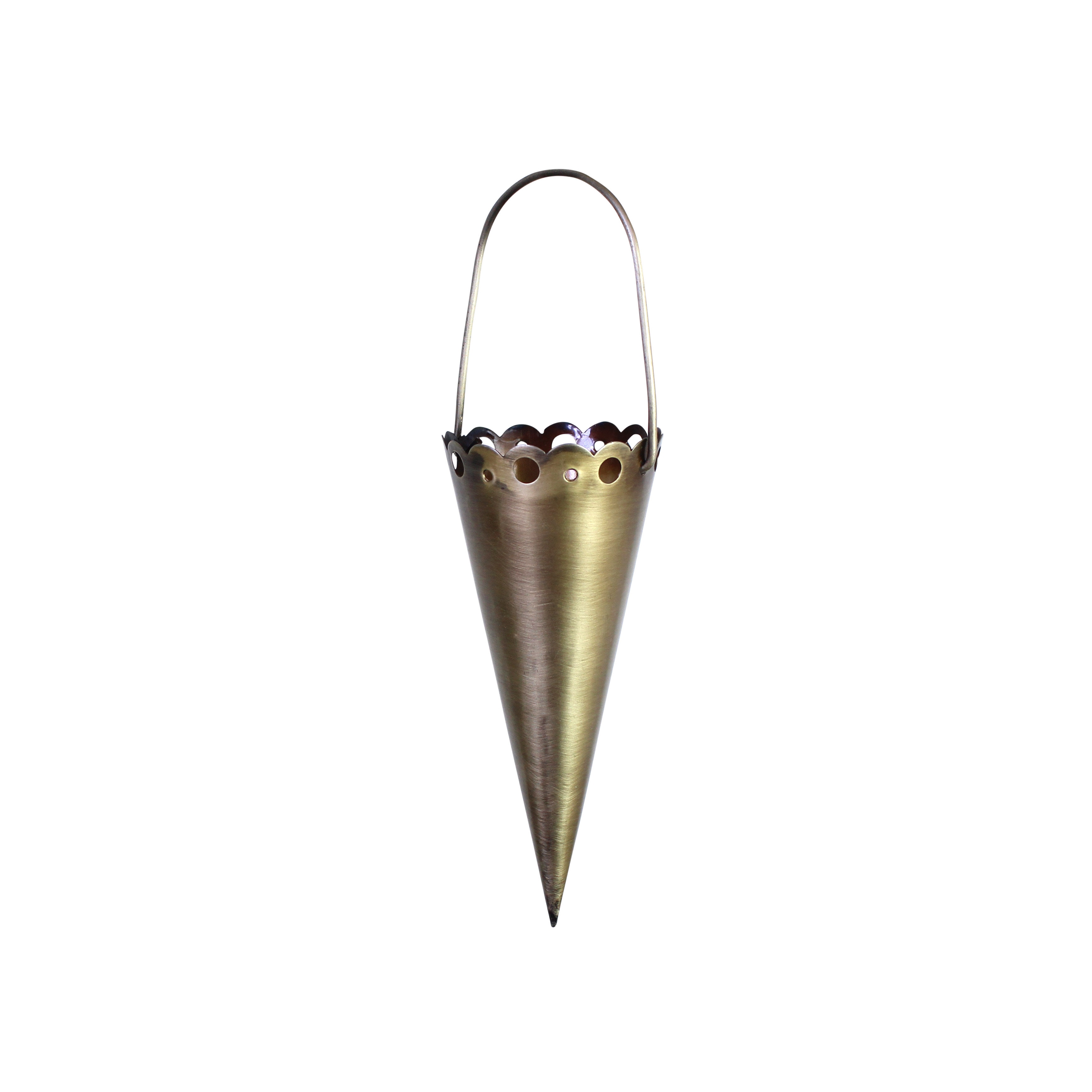 Cone Antique Brass Small