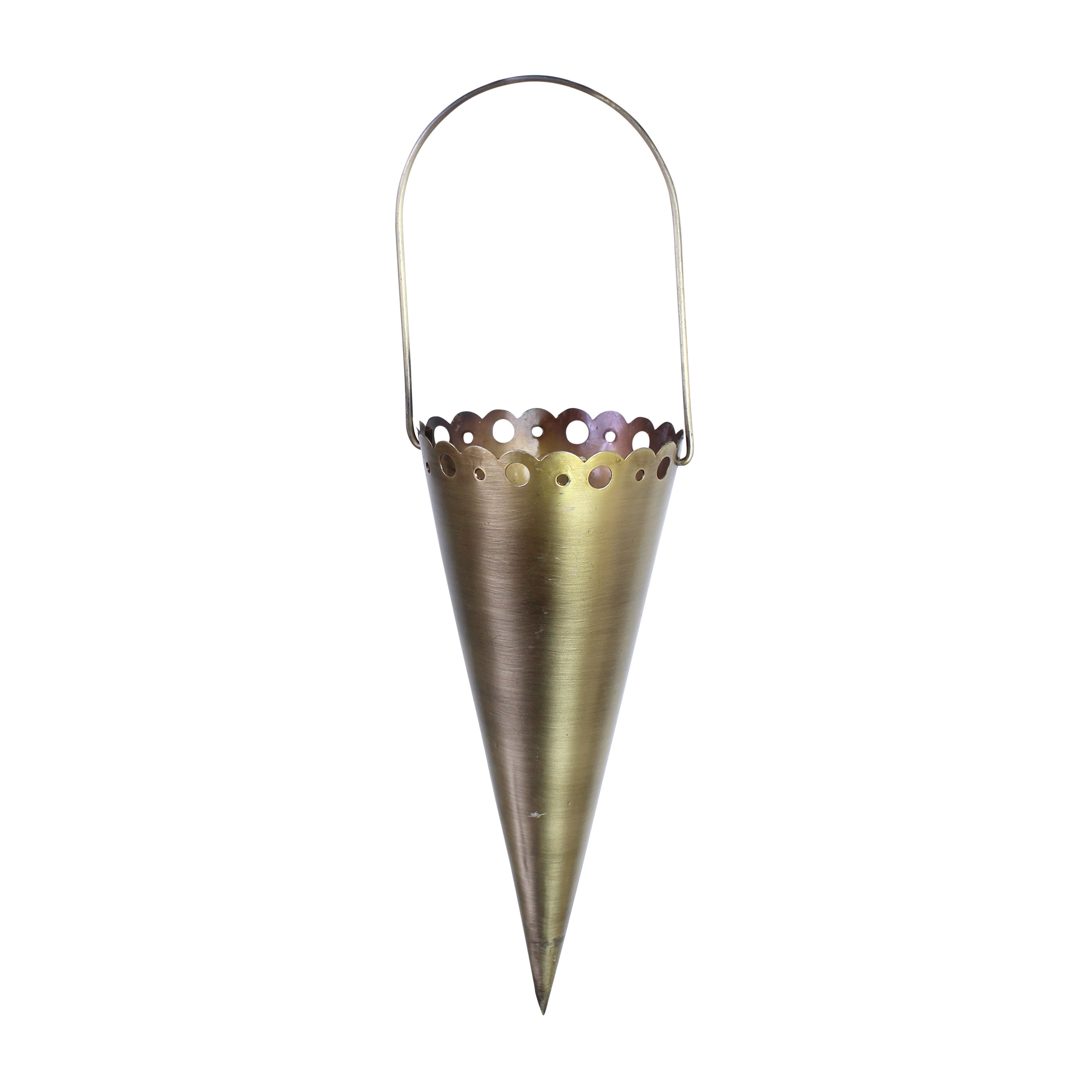 Cone Antique Brass Large