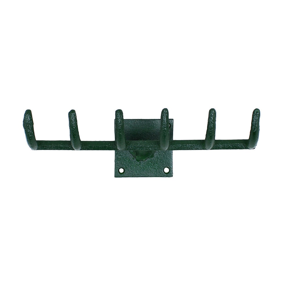 Hook Rake Cast Iron Green