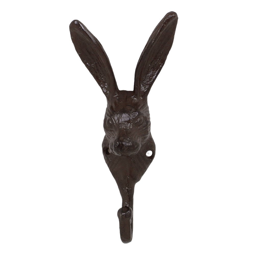 Hook Bunny Iron Antique Brown
