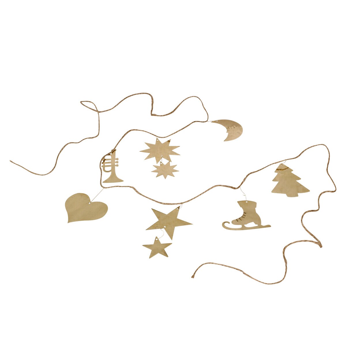 Garland Ornament Brass Short