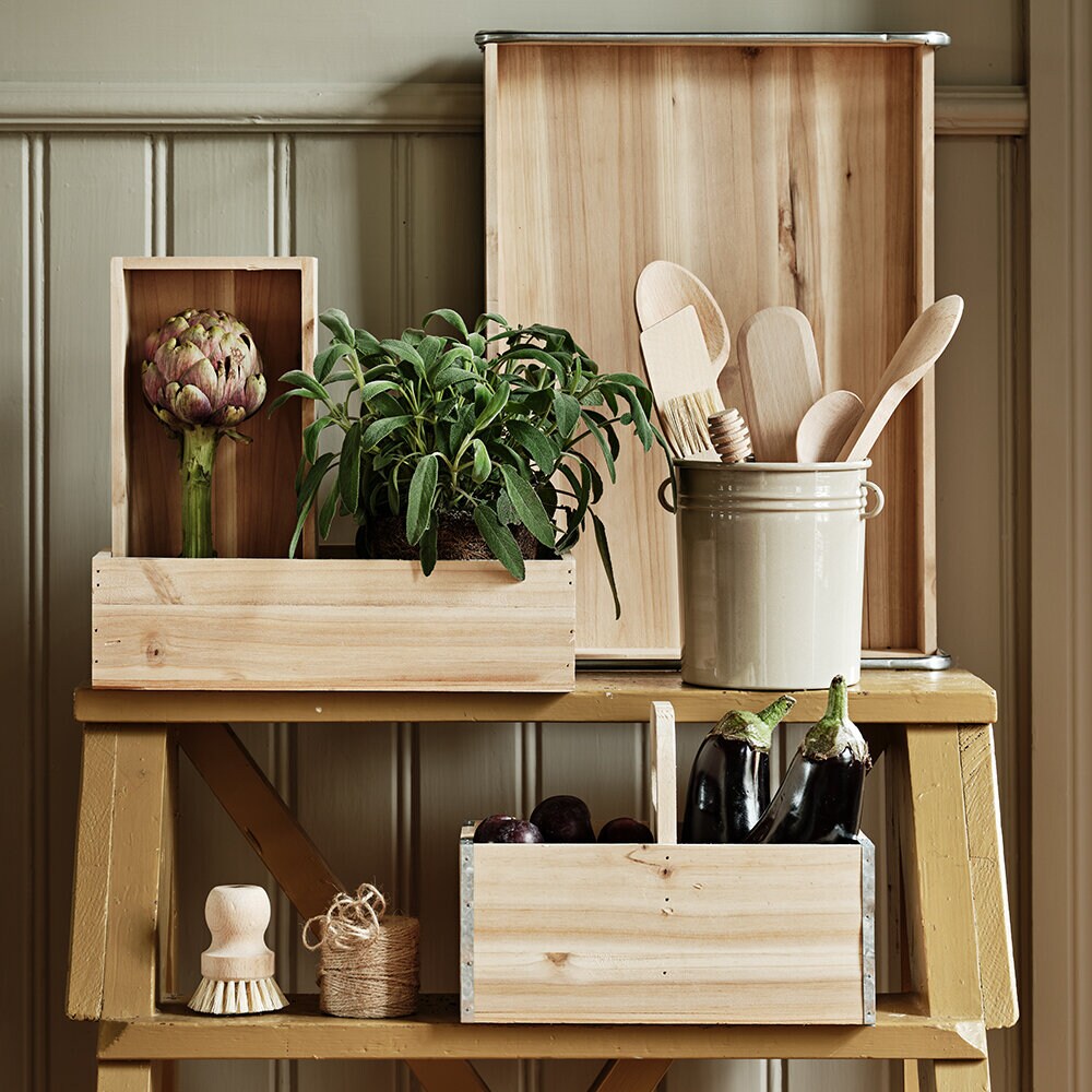 Utensil Tin Ingrid Beige