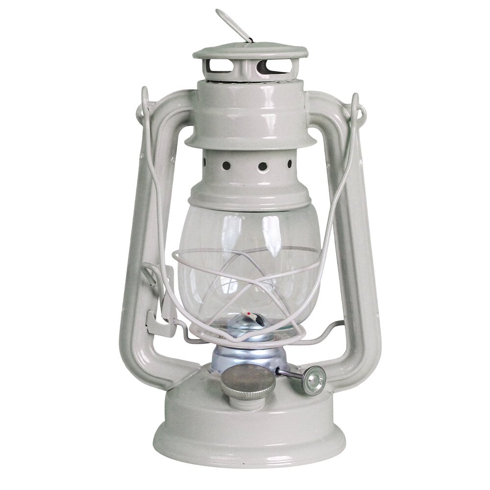 Hurricane Lantern Beige Small