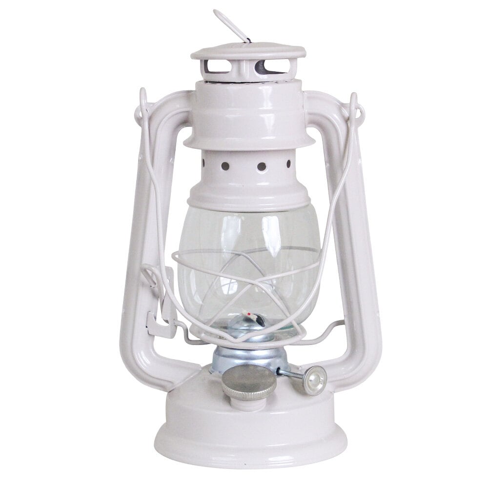 Hurricane Lantern Beige Small