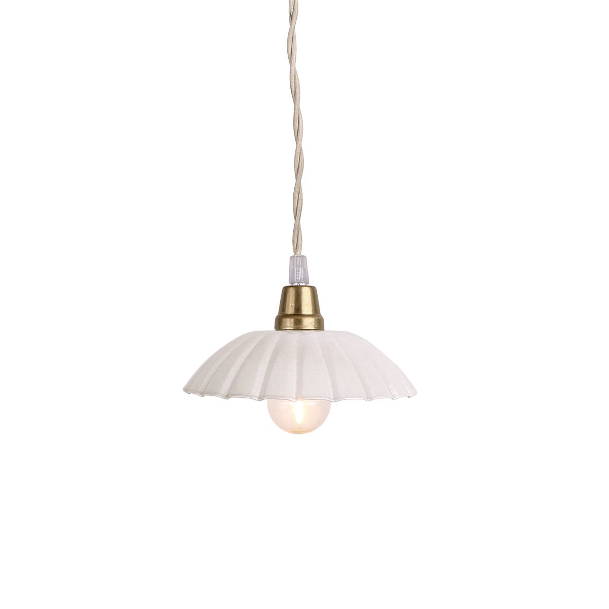 Pendant Lamp Ingrid Antique White Small