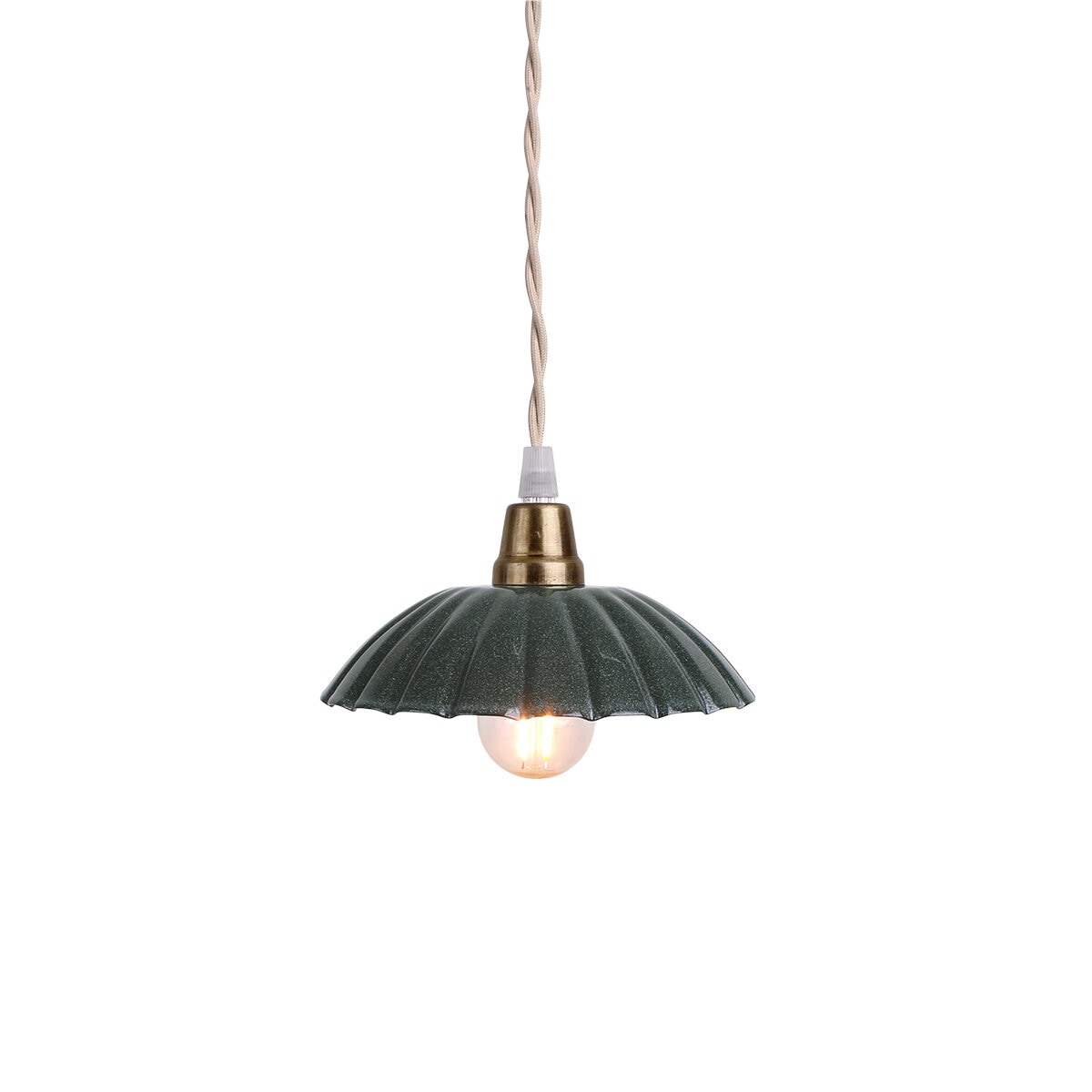 Pendant Lamp Ingrid Dark Green Small