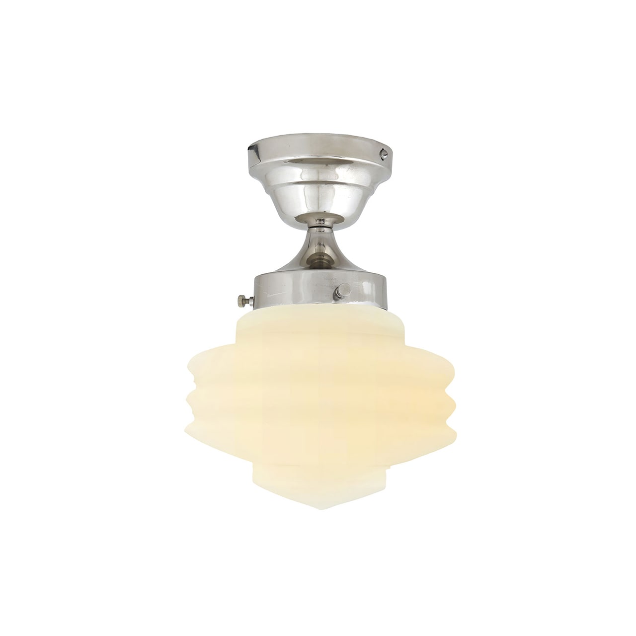 Ceiling Lamp Valter Opal/Nickel