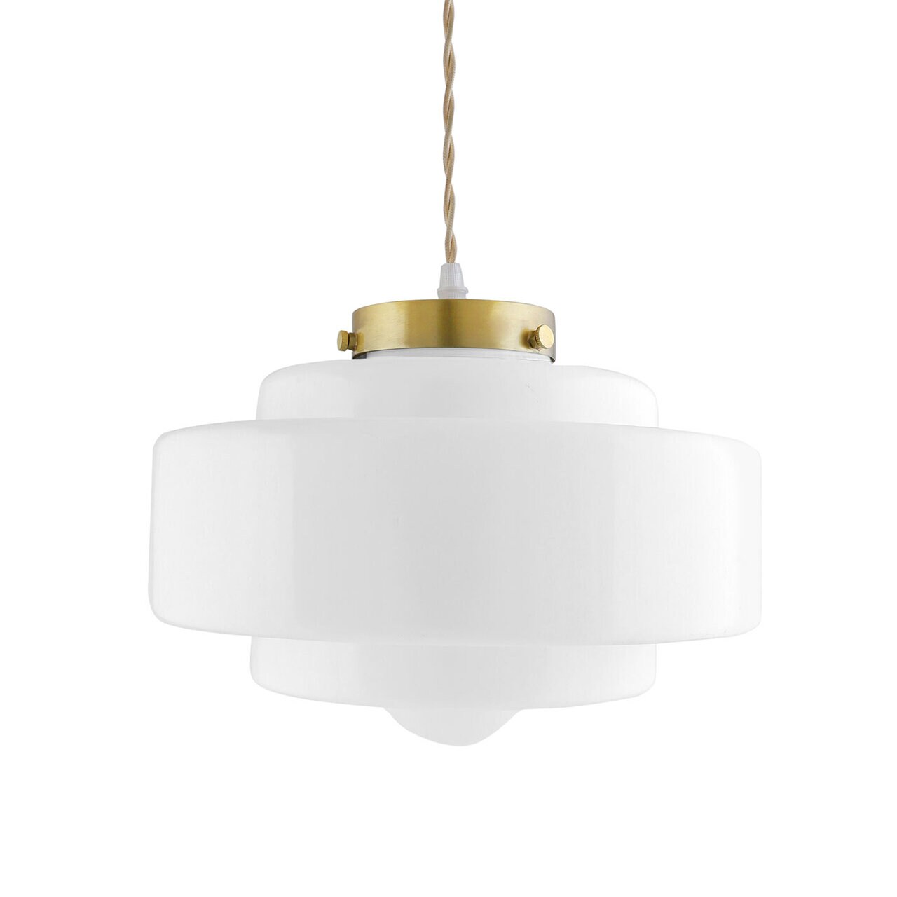 Pendant Lamp Alvar Opal/Brass