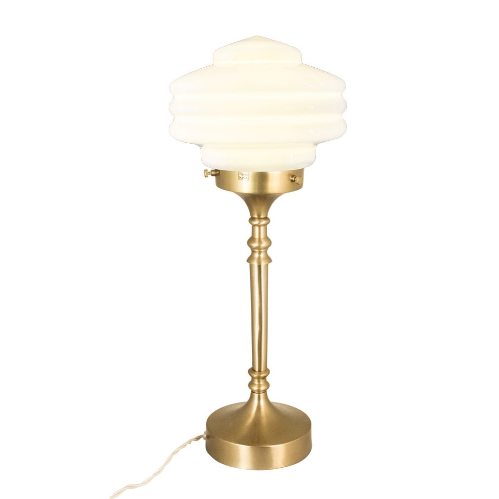 Table Lamp Valter Brass/Opal White