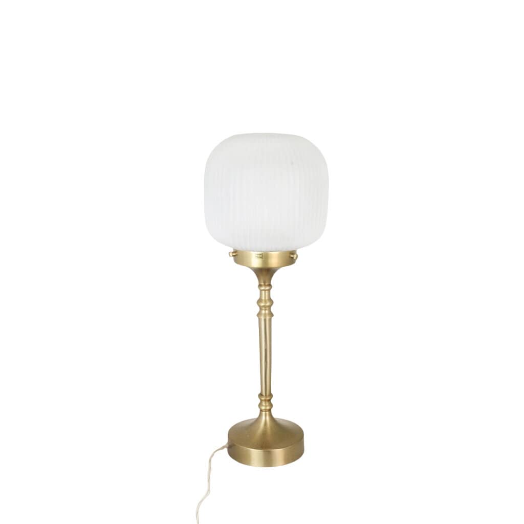 Bordslampa Eli Mässing/Frost Liten