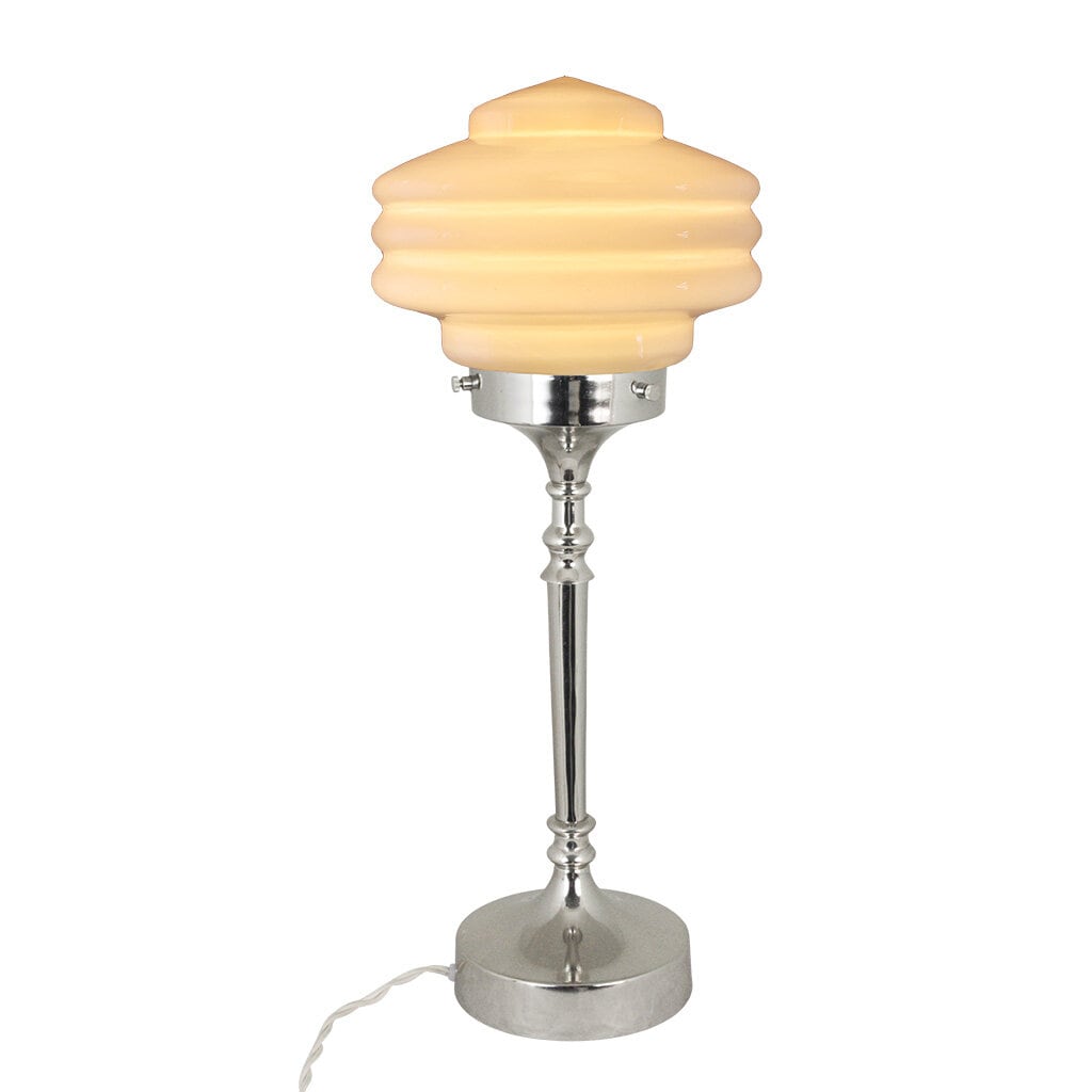 Table Lamp Valter Nickel/Opal Beige