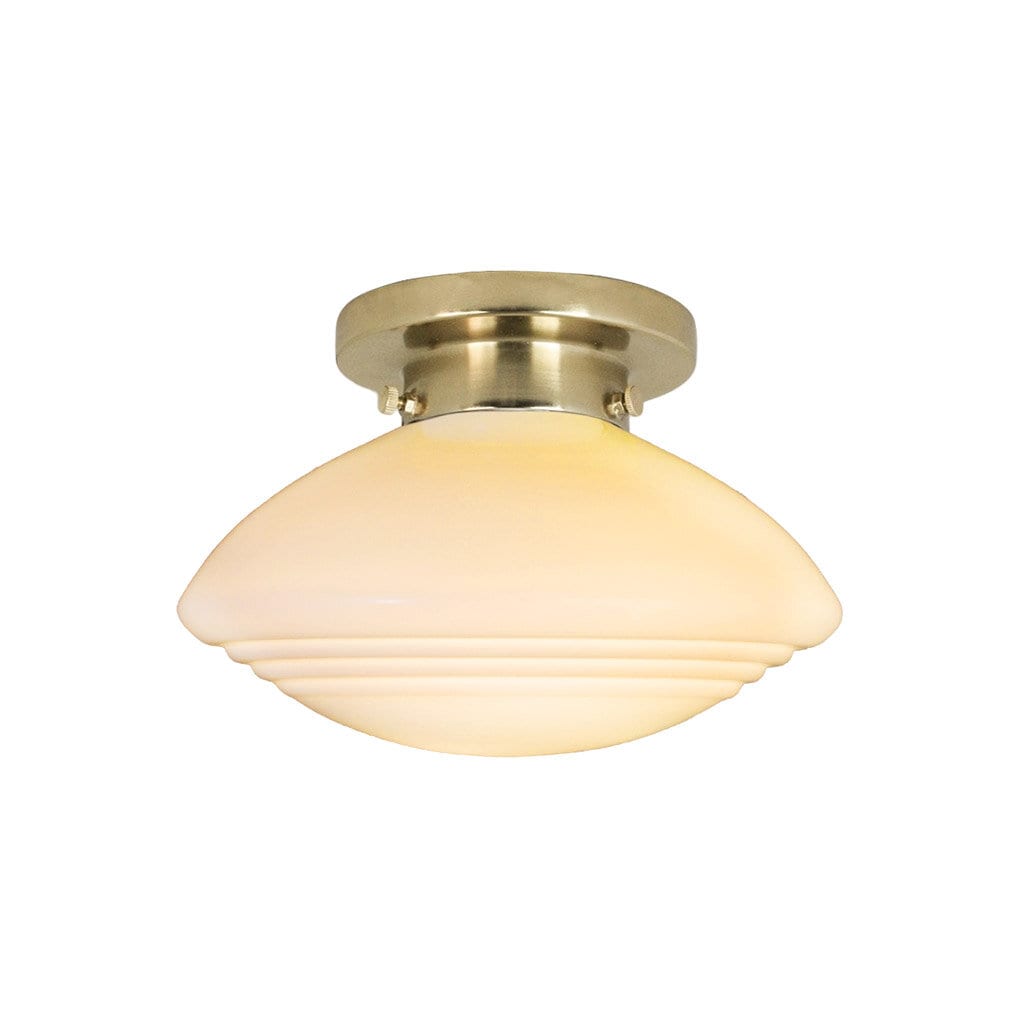 Bathroom Ceiling Lamp Hulda Brass/Opal White