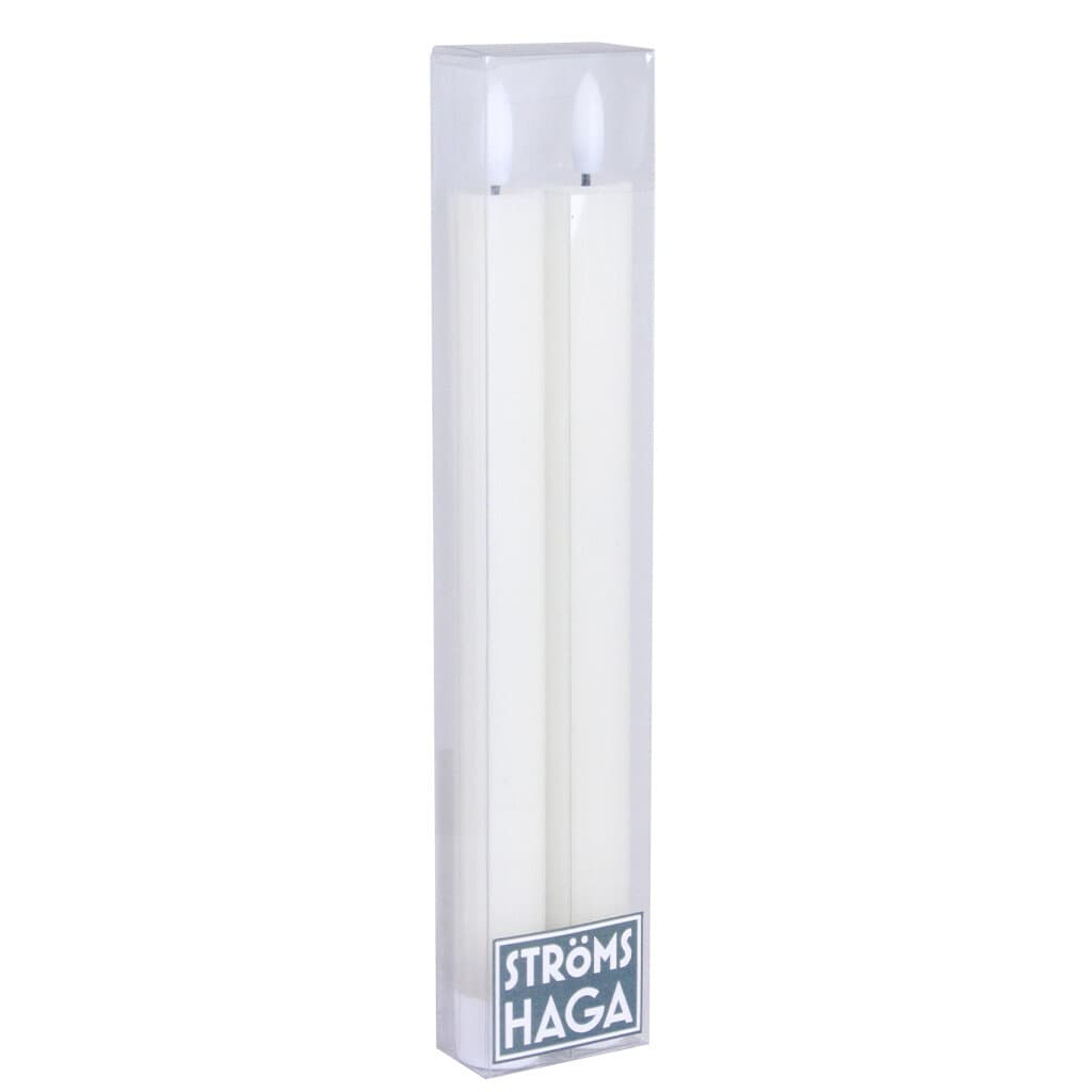 Kronljus Idun LED Vit Stor 2-pack