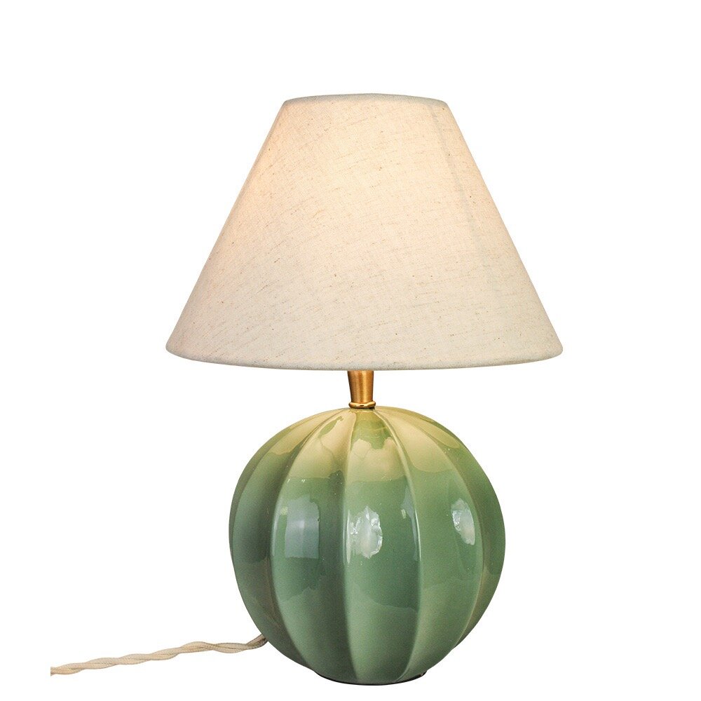 Table Lamp Base Marit Opal - Green