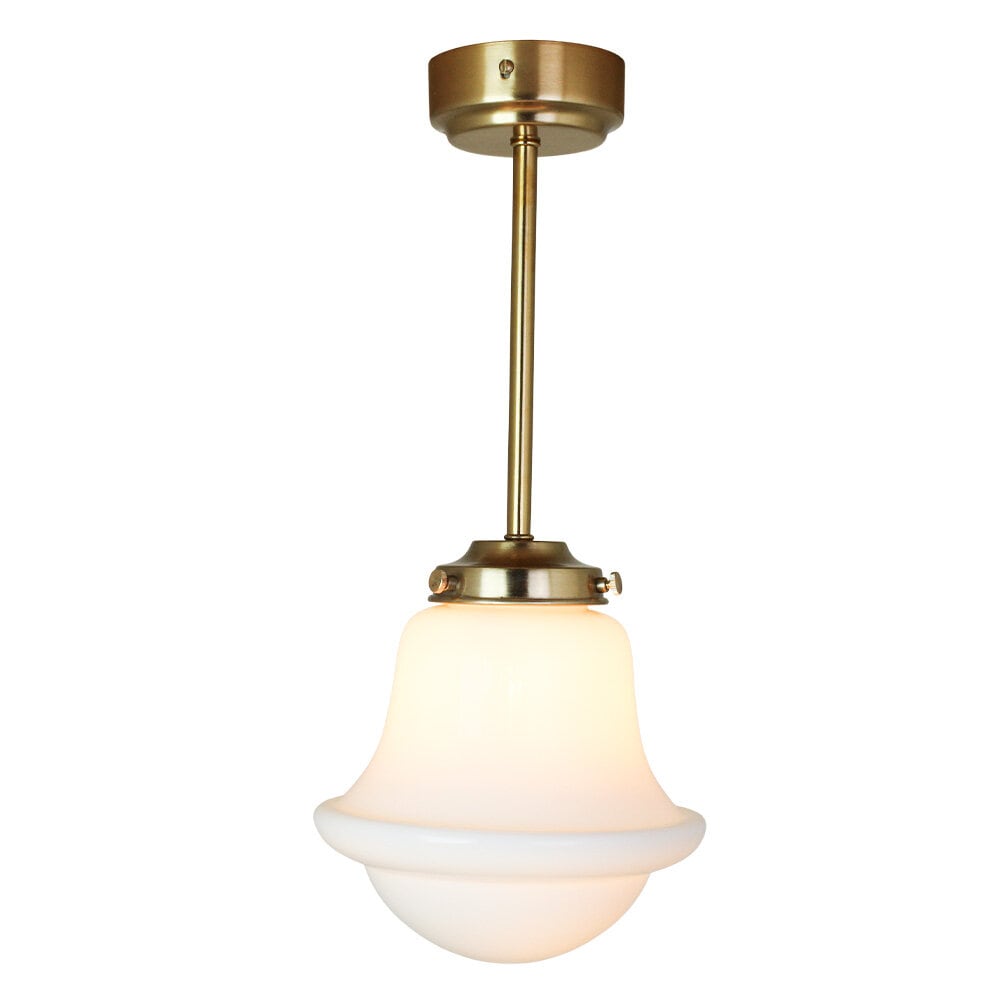 Pendant Lamp Sture Brass/Opal White
