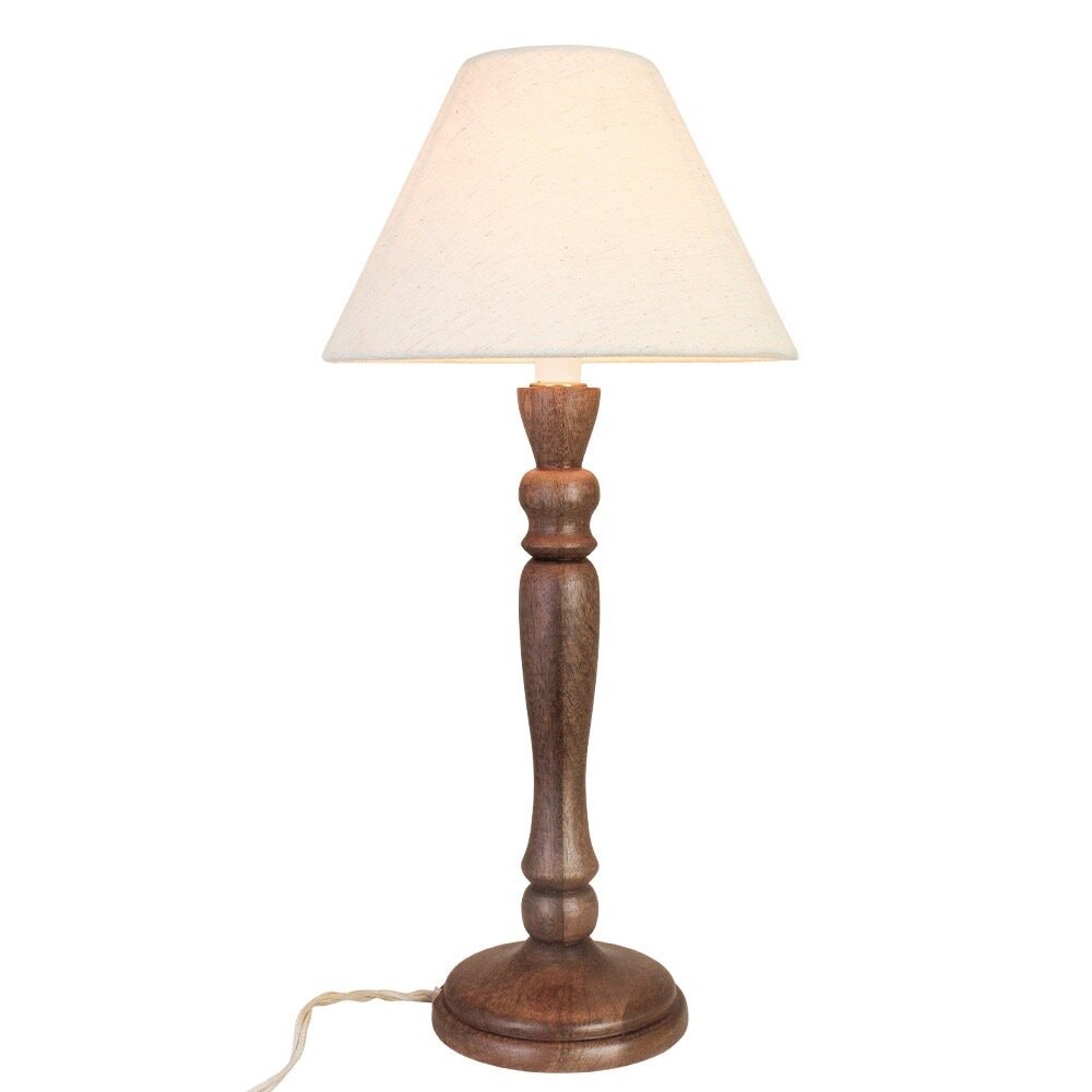 Table Lamp Base Vilgot Wood - Brown