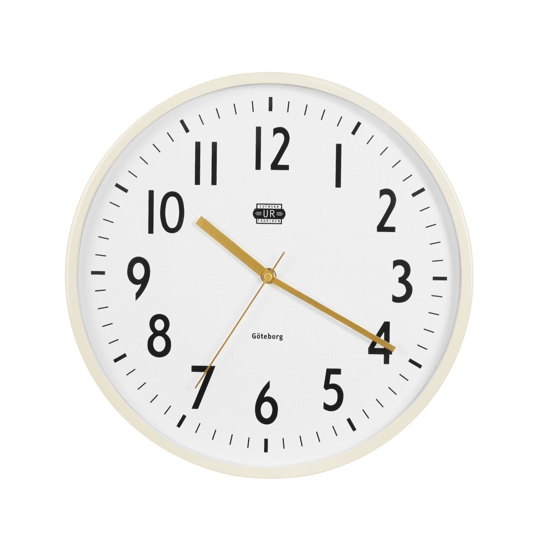 Wall Clock Urban Cream