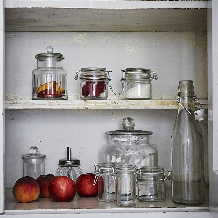 Glass Jar w. Locking Lid