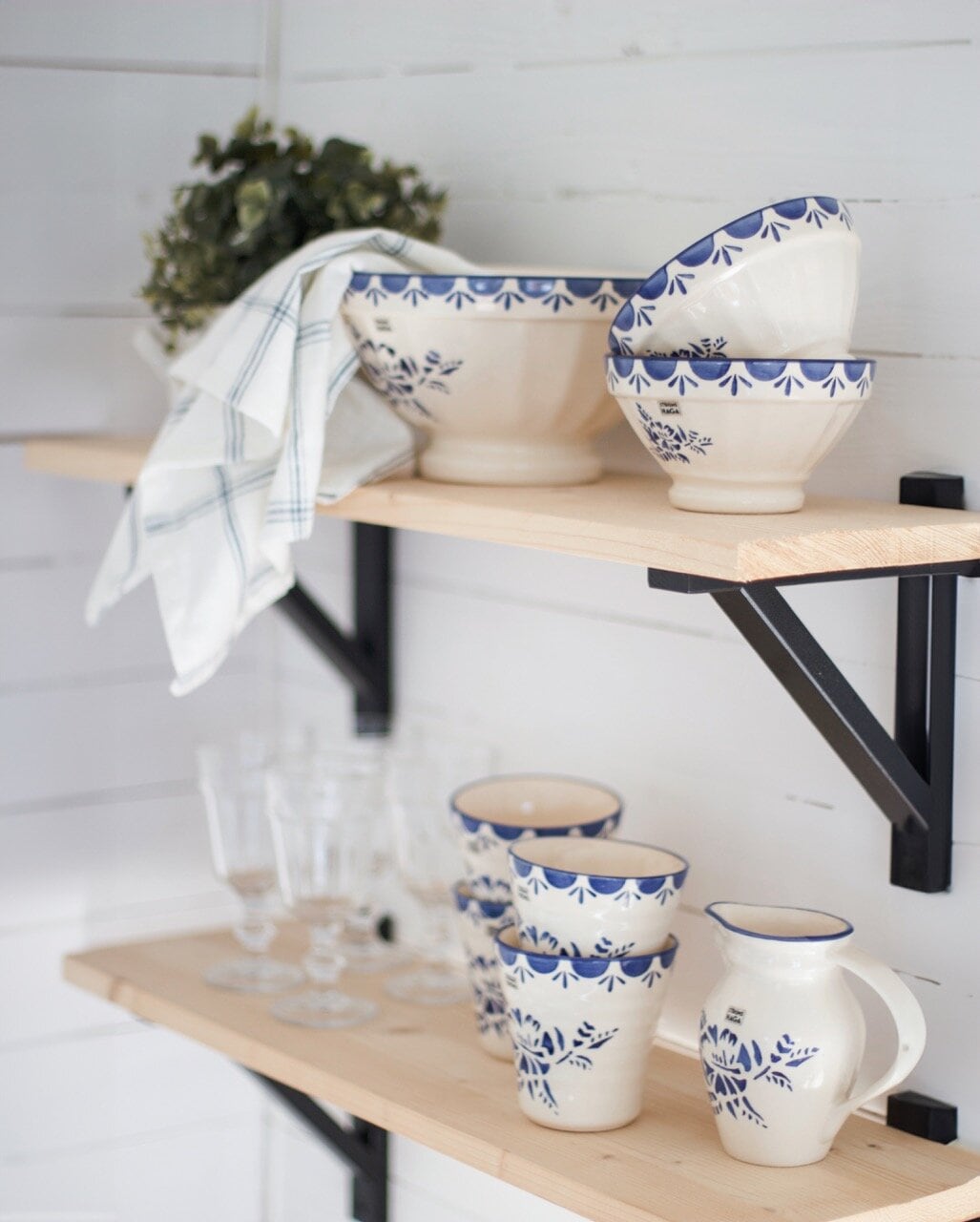 Latte Mug Marion Flower Blue