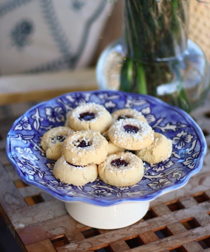 Ceramic Platter on Foot Miranda