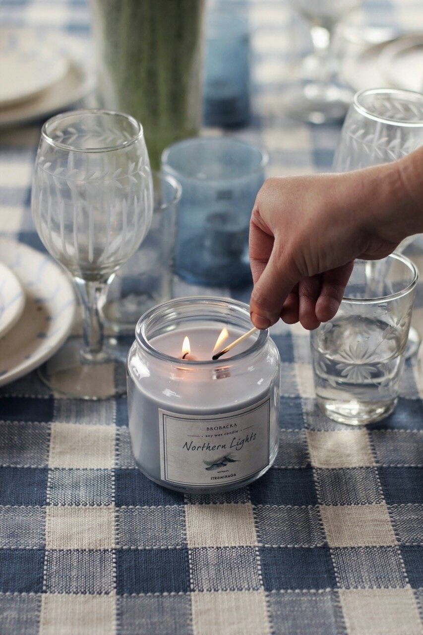 Scented Candle Brobacka Northern Lights Large
