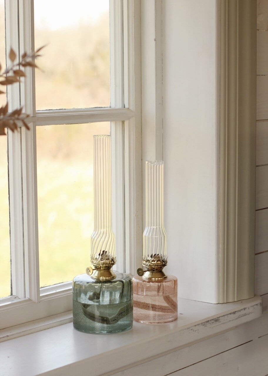 Kerosene Lamp Elvira Green Large