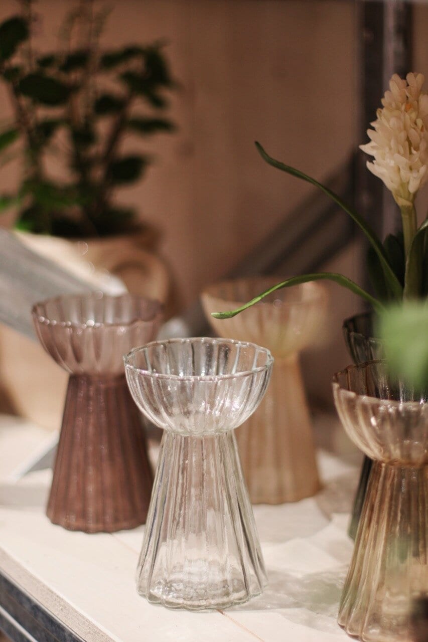 Hyacinth Vase Olga - Champagne