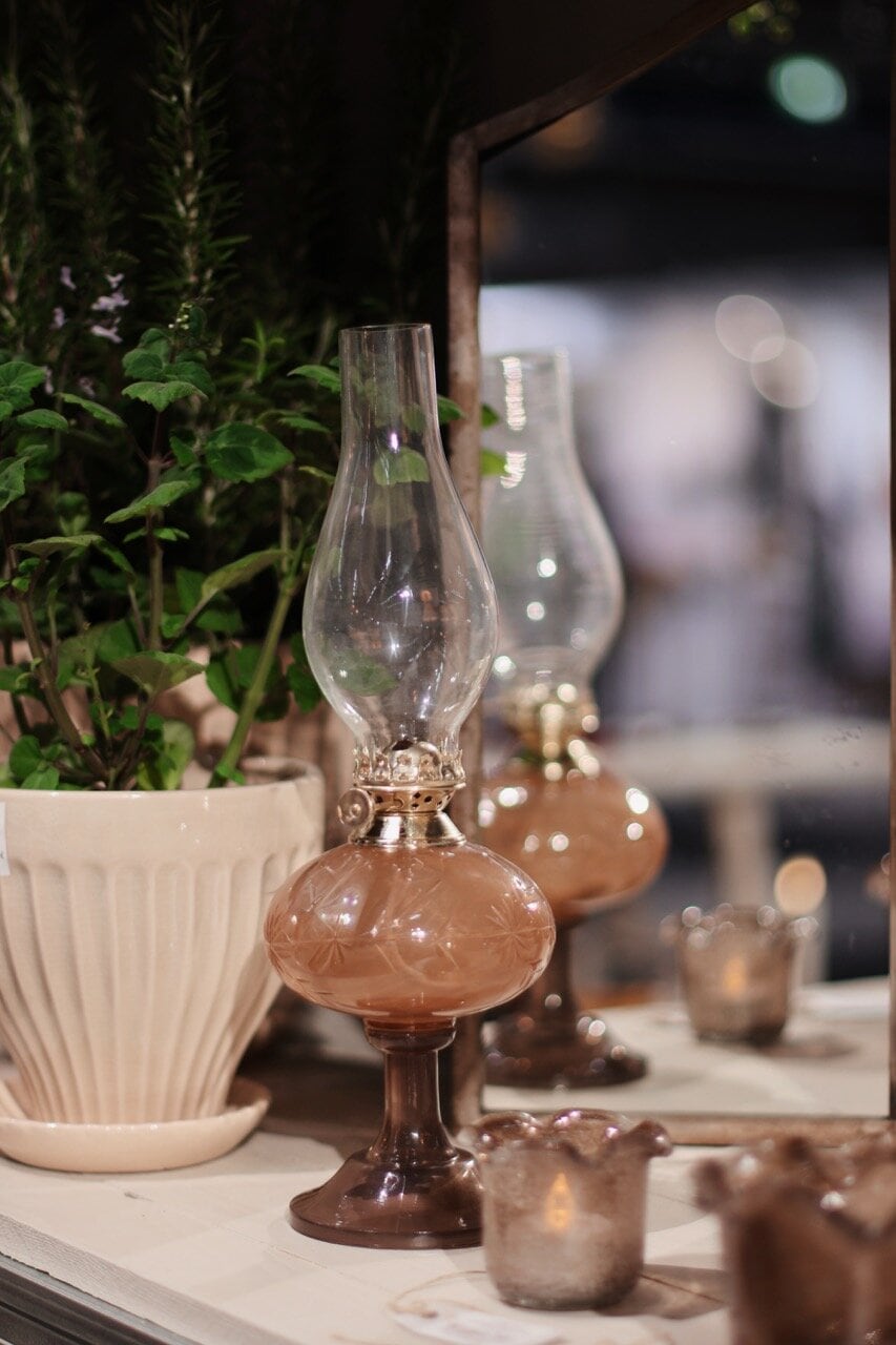Kerosene Lamp Esmeralda - Terracotta/Brown