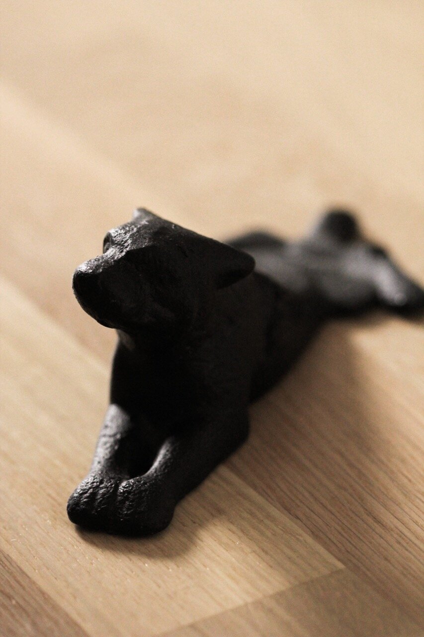 Dörrstopp Hund Svart