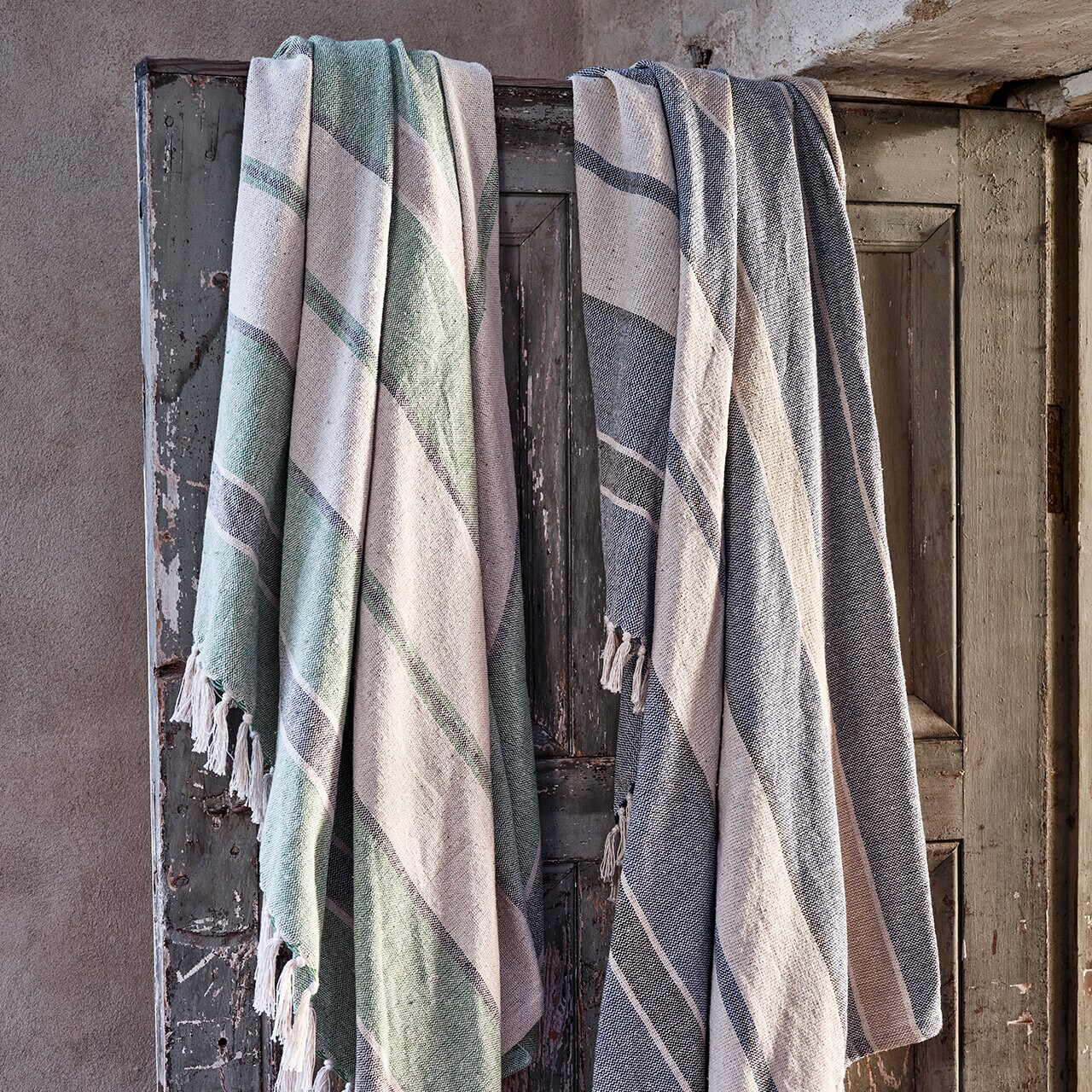Plaid Idde Green/Grey