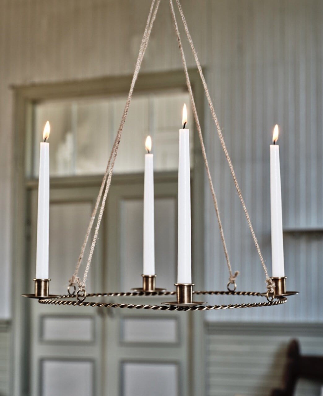 Hanging Candle Holder Estelle Antique Brass