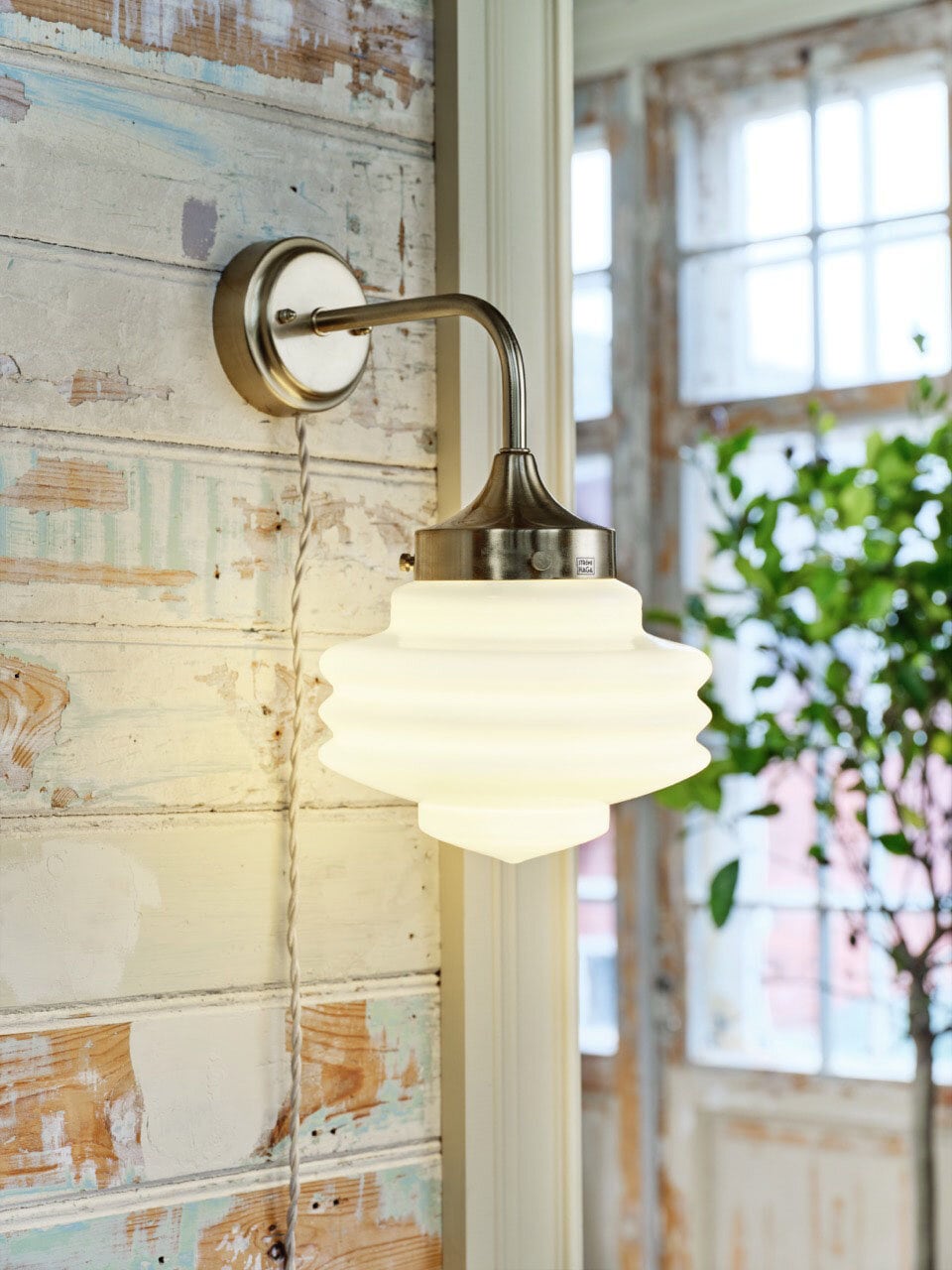 Wall Lamp Valter Opal/Brass