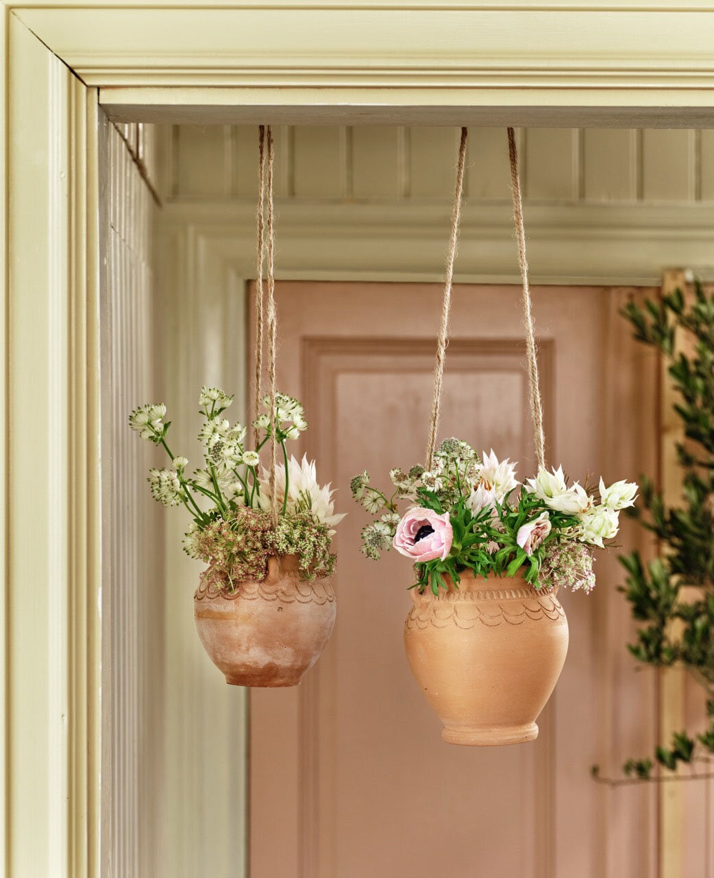 Hanging Planter Earthenware Terracotta Large