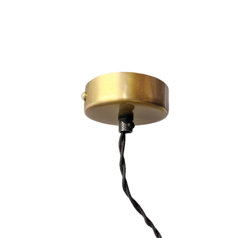 Taklampa Alba Opal Svart/Vit Liten